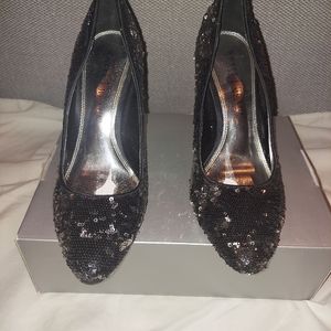 Sequin heels